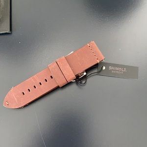 Women's Interchangeable Leather Watch Strap, 24mm